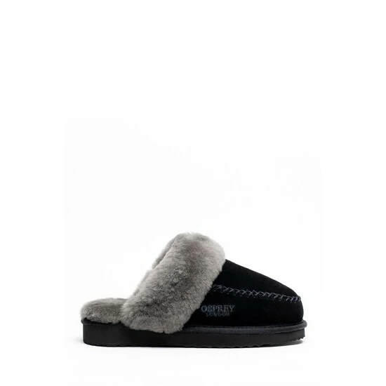 unnamed-file-1592.jpg OSPREY LONDON Black Suede 'The Celeste' Slippers -Osprey LondonSales unnamed file 1592