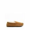 OSPREY LONDON Chestnut Brown Suede 'The Sunday' Slippers