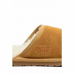 OSPREY LONDON Natural Suede 'The Saturday' Slippers -Osprey LondonSales unnamed file 1602