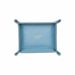 OSPREY LONDON Winslow Small Padded Leather Jewellery Tray Blue 2 OSPREY LONDON Winslow Small Padded Leather Jewellery Tray Blue -Osprey LondonSales unnamed file 1607