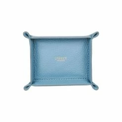 OSPREY LONDON Winslow Small Padded Leather Jewellery Tray Blue 3 OSPREY LONDON Winslow Small Padded Leather Jewellery Tray Blue -Osprey LondonSales unnamed file 1608