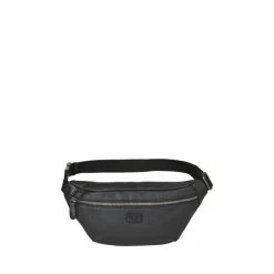 OSPREY LONDON Grantham Waxed Canvas & Leather Bumbag Grey & Tan 11 OSPREY LONDON Grantham Waxed Canvas & Leather Bumbag Grey & Tan -Osprey LondonSales unnamed file 176