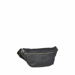 OSPREY LONDON Grantham Waxed Canvas & Leather Bumbag Grey & Tan 12 OSPREY LONDON Grantham Waxed Canvas & Leather Bumbag Grey & Tan -Osprey LondonSales unnamed file 177