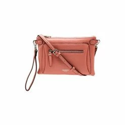 OSPREY LONDON Ruby Leather Cross Body Clutch Bag Mauve Pink -Osprey LondonSales unnamed file 22
