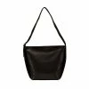 OSPREY LONDON Grainy Hide Leather Millie Hobo Bag Nut Brown