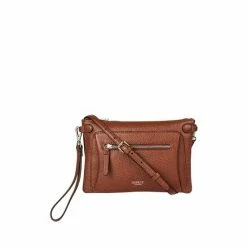 OSPREY LONDON Ruby Leather Cross Body Clutch Bag Mauve Pink -Osprey LondonSales unnamed file 26