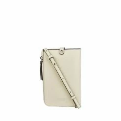 OSPREY LONDON Womens Electra Pebble Grain Leather Lanyard Phone Pouch Bag Khaki Green -Osprey LondonSales unnamed file 272