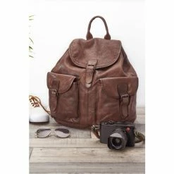 OSPREY LONDON Washed Leather Hazelden Backpack Cognac -Osprey LondonSales unnamed file 278