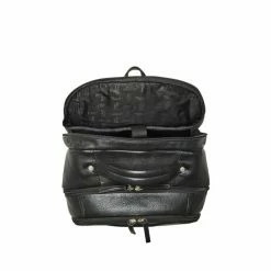 OSPREY LONDON The Lockton Black Leather Backpack -Osprey LondonSales unnamed file 339