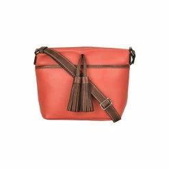 OSPREY LONDON The Savanna Leather Cross-Body Bag Teal