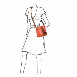 OSPREY LONDON The Savanna Leather Cross-Body Bag Teal -Osprey LondonSales unnamed file 357