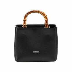 OSPREY LONDON Nappa Leather Mini Clio Grab Bag Pear Green