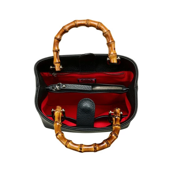 OSPREY LONDON Nappa Leather Mini Clio Grab Bag Pear Green 3 OSPREY LONDON Nappa Leather Mini Clio Grab Bag Pear Green - Image 3