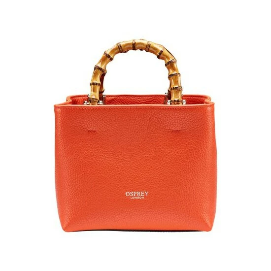 OSPREY LONDON Nappa Leather Mini Clio Grab Bag Pear Green 5 OSPREY LONDON Nappa Leather Mini Clio Grab Bag Pear Green - Image 5