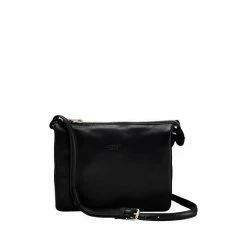 OSPREY LONDON Black Saddle Leather Kelso Cross-Body Bag -Osprey LondonSales unnamed file 397