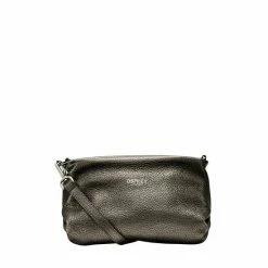 OSPREY LONDON The Carina Shrug Italian Leather Handbag Midnight Blue