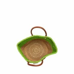 Osprey London 14 Inch The Kusuka Woven Basket Bag Natural/orange -Osprey LondonSales unnamed file 425