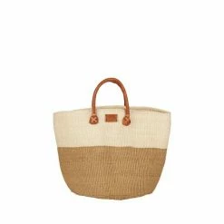Osprey London 14 Inch The Kusuka Woven Basket Bag Natural/orange -Osprey LondonSales unnamed file 429