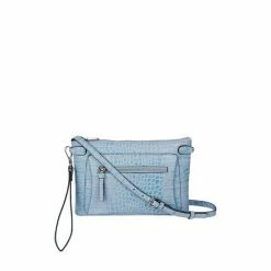 OSPREY LONDON Leather Ruby Croc Cross-Body Bag Fir -Osprey LondonSales unnamed file 446