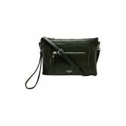 OSPREY LONDON Leather Ruby Croc Cross-Body Bag Fir -Osprey LondonSales unnamed file 448