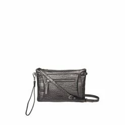OSPREY LONDON Leather Ruby Croc Cross-Body Bag Fir -Osprey LondonSales unnamed file 449