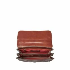 OSPREY LONDON Tan Brown The Knighton Italian Leather Briefcase -Osprey LondonSales unnamed file 454