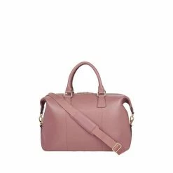 OSPREY LONDON The Adaline Leather Weekend Holdall Tan Brown -Osprey LondonSales unnamed file 462
