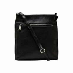 OSPREY LONDON Grainy Hide Leather Ola Cross-Body Bag Black -Osprey LondonSales unnamed file 50