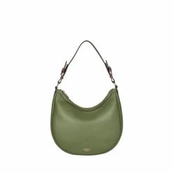 OSPREY LONDON The Brockwell Leather Hobo Bag Navy