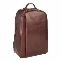 OSPREY LONDON Chestnut Brown Saddle Leather Carter Backpack -Osprey LondonSales unnamed file 512