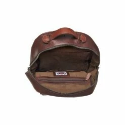OSPREY LONDON Chestnut Brown Saddle Leather Carter Backpack -Osprey LondonSales unnamed file 513