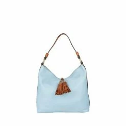 OSPREY LONDON Savanna Leather Hobo Bag Silver 20 OSPREY LONDON Savanna Leather Hobo Bag Silver -Osprey LondonSales unnamed file 533