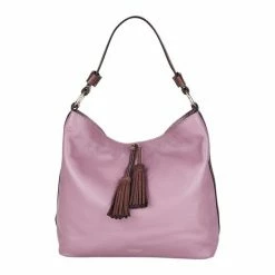 OSPREY LONDON The Savanna Leather Hobo Bag Mauve 14 OSPREY LONDON The Savanna Leather Hobo Bag Mauve -Osprey LondonSales unnamed file 571
