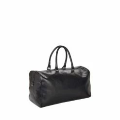 OSPREY LONDON The Carter Leather Weekend Holdall Bag Black -Osprey LondonSales unnamed file 575