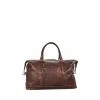 OSPREY LONDON Kennedy Glazed Calf Leather Weekend Holdall Bag