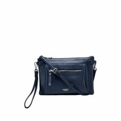 OSPREY LONDON Ruby Leather Cross Body Clutch Bag Orchid -Osprey LondonSales unnamed file 59