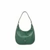 OSPREY LONDON Rita Leather Hobo Bag Mushroom