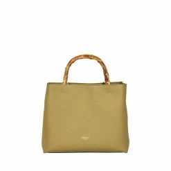 OSPREY LONDON Nappa Leather Clio Grab Bag Pear Green -Osprey LondonSales unnamed file 604