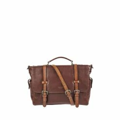 OSPREY LONDON Kennedy Cognac Brown Glazed Calf Leather Briefcase 2 OSPREY LONDON Kennedy Cognac Brown Glazed Calf Leather Briefcase -Osprey LondonSales unnamed file 608