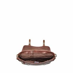 OSPREY LONDON Kennedy Cognac Brown Glazed Calf Leather Briefcase 4 OSPREY LONDON Kennedy Cognac Brown Glazed Calf Leather Briefcase -Osprey LondonSales unnamed file 610