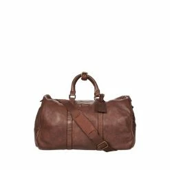 OSPREY LONDON Cognac Washed Leather Hazelden Weekend Holdall Bag 5 OSPREY LONDON Cognac Washed Leather Hazelden Weekend Holdall Bag -Osprey LondonSales unnamed file 630
