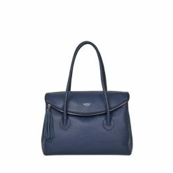 OSPREY LONDON The Carina Italian Leather Work Bag Navy -Osprey LondonSales unnamed file 636