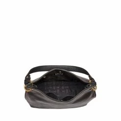 OSPREY LONDON Black Saddle Leather Lennox Hobo Bag -Osprey LondonSales unnamed file 641