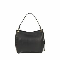 OSPREY LONDON Black Saddle Leather Lennox Hobo Bag -Osprey LondonSales unnamed file 643