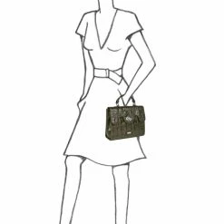 OSPREY LONDON Womens Mambo Caimen Leather Cross-Body Bag Red 13 OSPREY LONDON Womens Mambo Caimen Leather Cross-Body Bag Red -Osprey LondonSales unnamed file 656