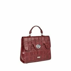 OSPREY LONDON Womens Mambo Caimen Leather Cross-Body Bag Red 15 OSPREY LONDON Womens Mambo Caimen Leather Cross-Body Bag Red -Osprey LondonSales unnamed file 658