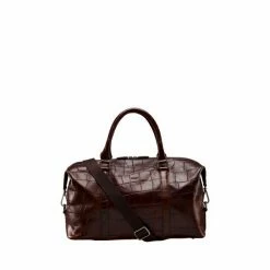 OSPREY LONDON Brixton Croc Leather Weekend Bag -Osprey LondonSales unnamed file 669