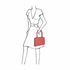 OSPREY LONDON Pink The Tilly Leather Grab Bag -Osprey LondonSales unnamed file 674