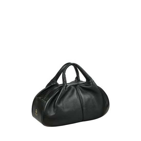 OSPREY LONDON The Squish Italian Leather Grab Bag Black 2 OSPREY LONDON The Squish Italian Leather Grab Bag Black - Image 2
