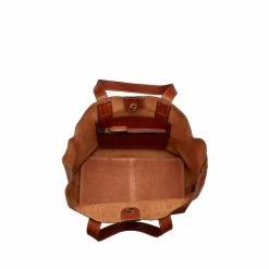 OSPREY LONDON The Pippa Unlined Brown Leather Tote Bag -Osprey LondonSales unnamed file 727